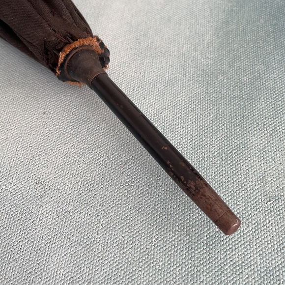 Vintage Umbrella Parasol Wooden Handle - Picture 6 of 10